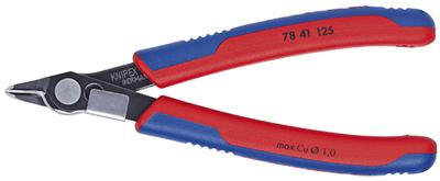Knipex Super-Knips 78 41 125 Elektronica en fijnmechanica Printtang Zonder facet 125 mm Knipex Super-Knips 78 41 125 Elektronica en fijnmechanica Printtang Zonder facet 125 mm