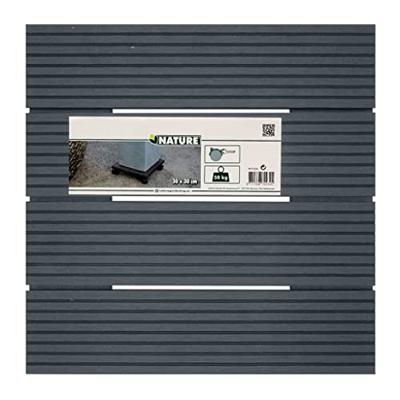 Plantentrolley HKC vierkant 30cm maximaal 50 kg antraciet - thumbnail