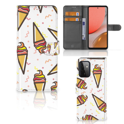 Samsung Galaxy A72 | Book Cover | Icecream Samsung Galaxy A72 | Book Cover | Icecream