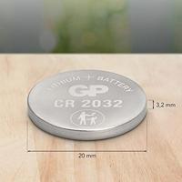 GP Knoopcel CR2032 3 V 2 stuk(s) Lithium GPCR2032 - thumbnail