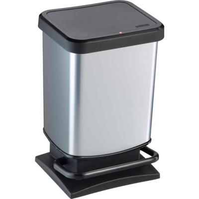 Rotho paso pedaalemmer 20l zilver