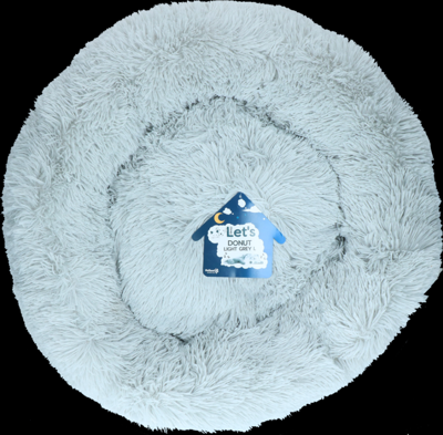 Let's Sleep Donut Lichtgrijs L
