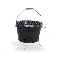 Draagbare houtskoolbarbecue - LIVOO - DOC327N - Roestvrij staal - Kookoppervlak ø27 cm - Hoogte 24 cm - thumbnail