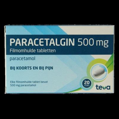 Teva Paracetalgin 500mg 20 Stuks