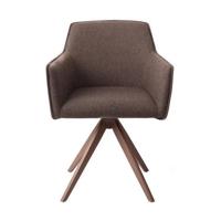 Jesper Home Draaibare Eetkamerstoel 'Hofu' Turn Brown, kleur Potters Clay - thumbnail