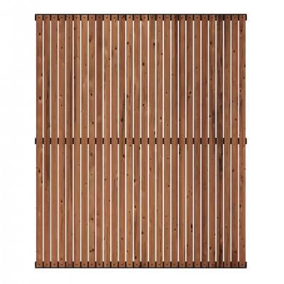 Thermowood® Zelfbouw Schutting Saga 150 x 180 CM