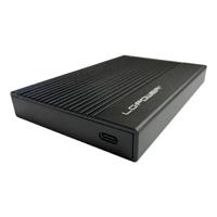 LC-Power LC-25U3-C behuizing voor opslagstations HDD-/SSD-behuizing Zwart 2.5 - thumbnail