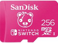 Sandisk MicroSDXC Extreme Gaming 256GB Nintendo Licensed Fortnite Cuddle Team - thumbnail