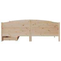 Bedframe zonder matras massief grenenhout 200x200 cm - thumbnail