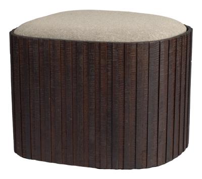 Dutchbone Poef 'Bay Low' Met opbergruimte, Teakhout