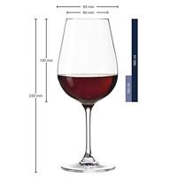 Leonardo Rode Wijnglazen Tivoli - 580 ml - 6 stuks - thumbnail