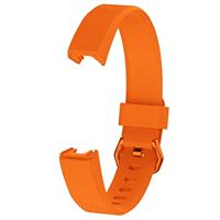FitBit Alta HR siliconen bandje met gesp - Maat: Large - Oranje - thumbnail