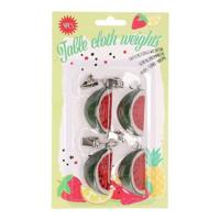 Tafelkleed Gewichtjes Fruit 4st Assorti - thumbnail