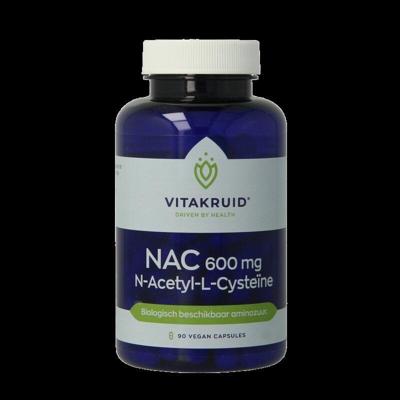 NAC 600 mg N-Acetyl-L-Cysteine 90 Vegetarische capsules