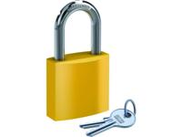 Basi 6190-4000-1600 Hangslot Verschillend sluitend Geel - thumbnail