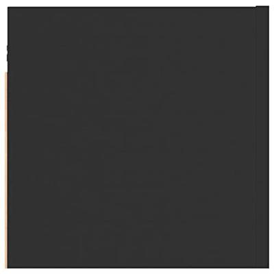 Nachtkastje 30,5x30x30 cm spaanplaat zwart