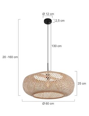 Steinhauer Rotan hanglampSparkled Ø 60cm - 7505ZW