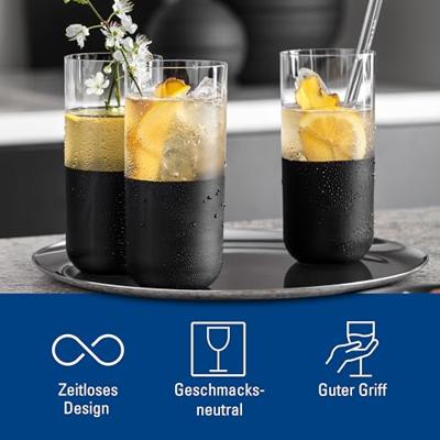 Villeroy & Boch Manufacture Rock Longdrink glas 4 stuks - thumbnail