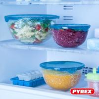 Set Lunchboxen Pyrex Transparant Turkoois 5 Onderdelen - thumbnail