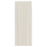 Gordijnen voile met roedezakken 2 st crèmekleurig - thumbnail