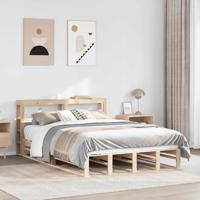 Bedframe zonder matras massief grenenhout 150x200 cm - thumbnail