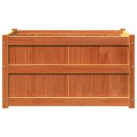 VidaXL Plantenbakken 2 st cm massief grenenhout wasbruin - thumbnail