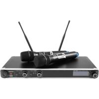 OMNITRONIC UHF-302 2-channel Wireless Mic System 823-832/863-865MHz - thumbnail