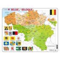 Selecta Larsen legpuzzel kaart belgie, 48st. - thumbnail