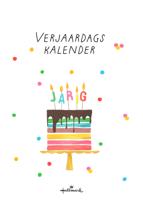 Verjaardagskalender kort pretty cute 21x30 - thumbnail