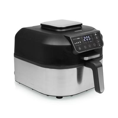 Princess 01.182092.01.001 Airfryer 5.6 l 1760 W Instelbare temperatuur, Timerfunctie, Grillfunctie, Heteluchtfunctie Zilver-zwart