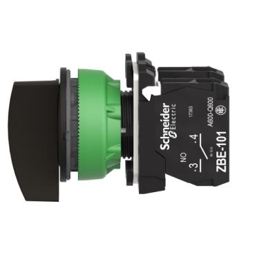 Schneider Electric XB5FJ53 XB5FJ53 Keuzeschakelaar Terugstelbaar Knevel Zwart 1 stuk(s)