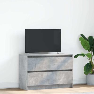 Tv-meubel 80x35x54 cm spaanplaat betongrijs