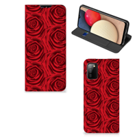 Samsung Galaxy M02s | A02s Smart Cover Red Roses - thumbnail