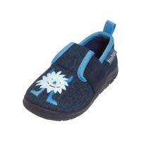 Playshoes pantoffels Monster Jeansblauw-26-27 - thumbnail