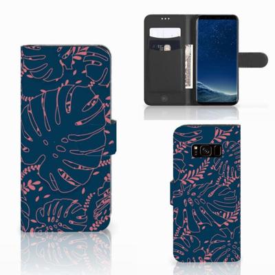 Samsung Galaxy S8 Hoesje Palm Leaves | Portemonnee hoesje