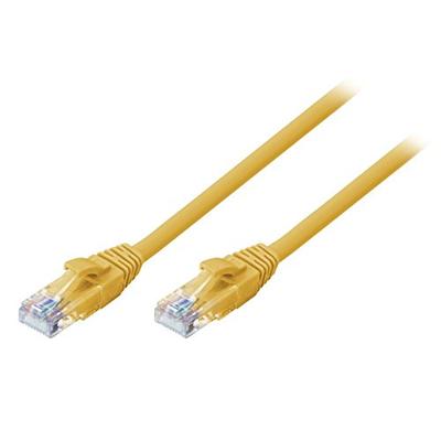 LINDY 48060 RJ45 Netwerkkabel, patchkabel CAT 6 U/UTP 0.30 m Geel Snagless 1 stuk(s)