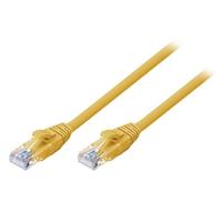 LINDY 48060 RJ45 Netwerkkabel, patchkabel CAT 6 U/UTP 0.30 m Geel Snagless 1 stuk(s) - thumbnail