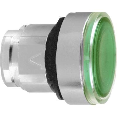 Schneider Electric ZB4BH033 ZB4BH033 (Ø) 22 mm Zonder markering Chroom, Groen 1 stuk(s)