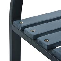 Tuinstoelen 2 st hout grijs - thumbnail