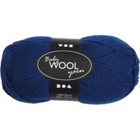Creativ Company Baby garen, l: 172 m, donkerblauw, 50 gr/ 1 bol - thumbnail