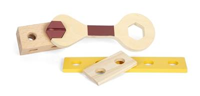 Ambachtelijke rugzak voor kinderen WORKSHOP SMALL FOOT® met accessoires meerkleurig