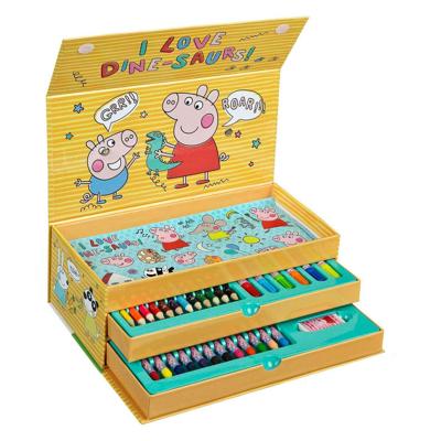 Undercover Kleurkoffer peppa pig - 44dlg.