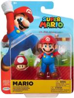 Super Mario Action Figure - Mario with Super Mushroom - thumbnail