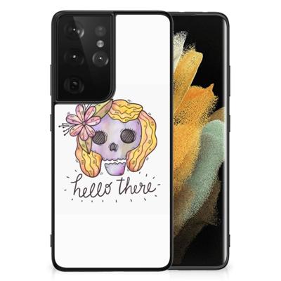 Telefoonhoesje Samsung Galaxy S21 Ultra Boho Skull Telefoonhoesje Samsung Galaxy S21 Ultra Boho Skull