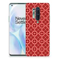 OnePlus 8 Pro | TPU bumper | Batik Rood - thumbnail
