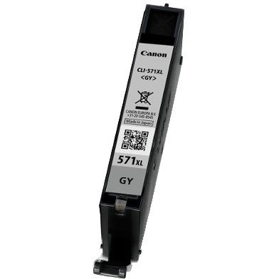 Canon inktcartridge CLI-571XL, 375 foto's, OEM 0335C001, grijs