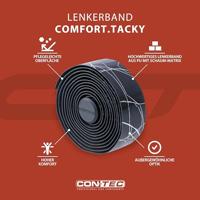 CONTEC stuurlint "comfort.tacky" ct bar tape comfort.tacky 200mm black metallic - thumbnail