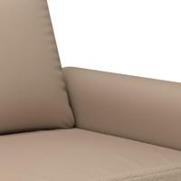 Fauteuil 60 cm kunstleer cappuccinokleurig - thumbnail