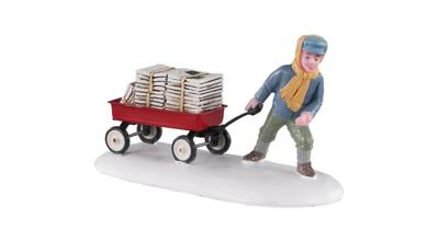 Morning news kerstfiguur LEMAX - Lemax