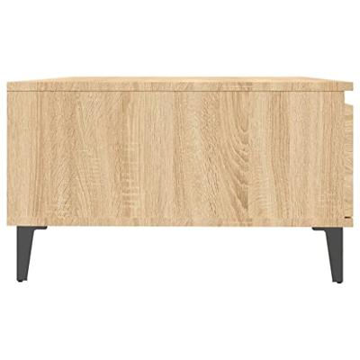 Salontafel 90x60x35 cm bewerkt hout sonoma eikenkleurig
